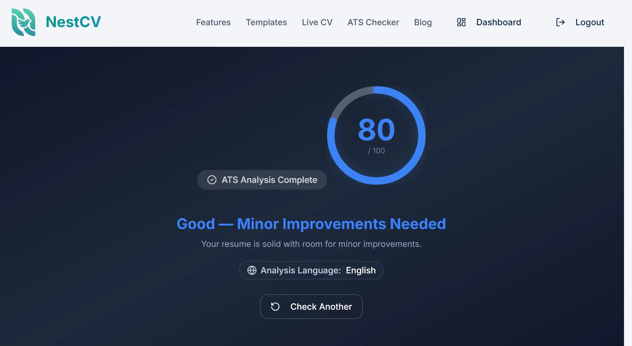 Free ATS Resume Checker & ATS Scanner — Score Your Resume Instantly ...