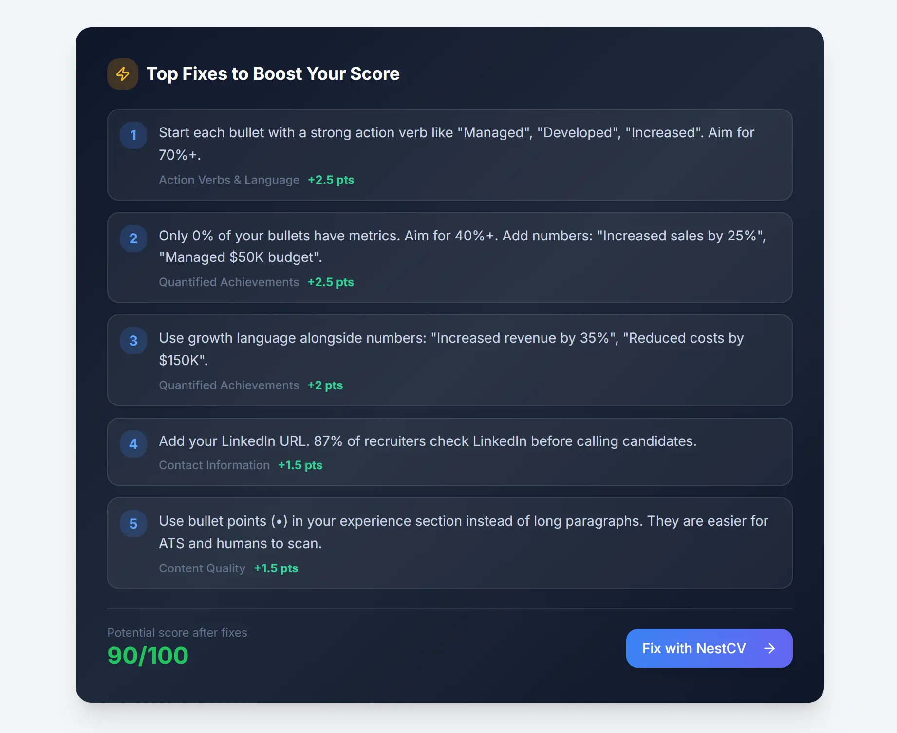 Free ATS Resume Checker & ATS Scanner — Score Your Resume Instantly ...